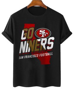 T Shirt Women 2 San Francisco 49ers Go Niners Football T Shirt