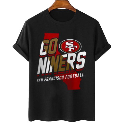 T Shirt Women 2 San Francisco 49ers Go Niners Football T Shirt