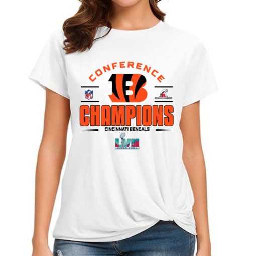 T Shirt Women AFC29 Cincinnati Bengals Champions Pro Bowl NFL American Football Conference T Shirt