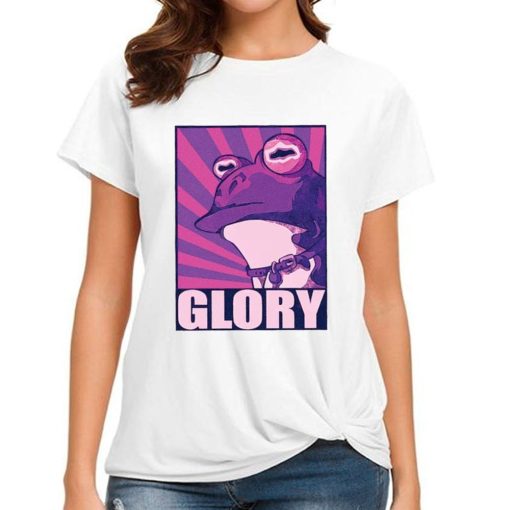 T Shirt Women Glory TCU Champions Cute Frog T Shirt