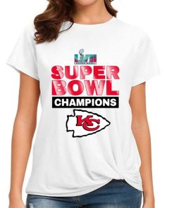 T Shirt Women Kansas City Chiefs Champions Super Bowl LVII 2023 Crewneck Sweatshirt