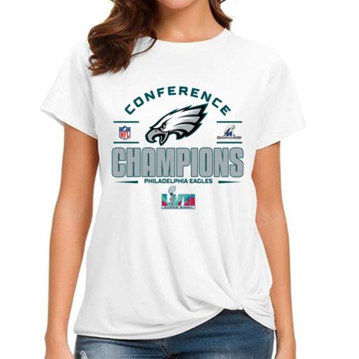 T Shirt Women NFC34 Philadelphia Eagles Champions Pro Bowl NFL National Football Conference T Shirt