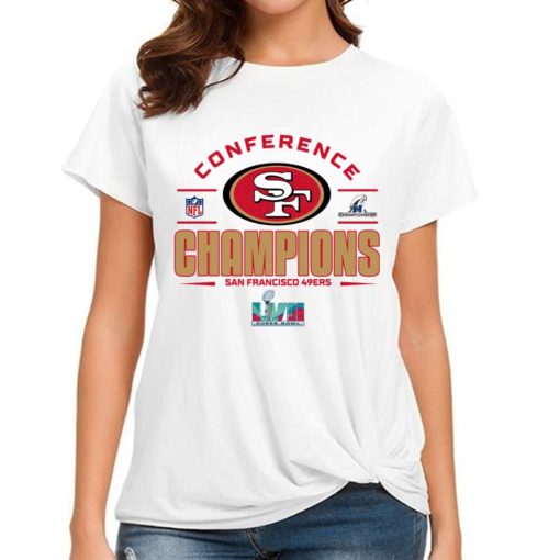 T Shirt Women NFC35 San Francisco 49ers Champions Pro Bowl NFL National Football Conference T Shirt