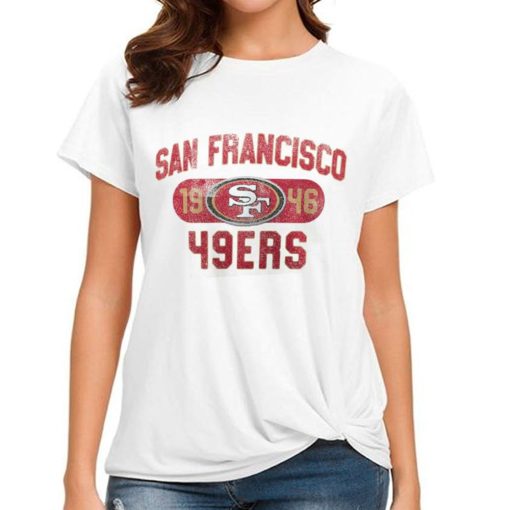 T Shirt Women San Francisco 49ers Est 1946 Vintage T Shirt