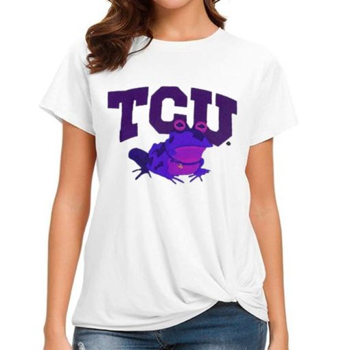 T Shirt Women Sonny Dykes TCU Frog T Shirt