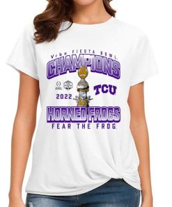 T Shirt Women TCU Football Champions Fiesta Bowl T Shirt