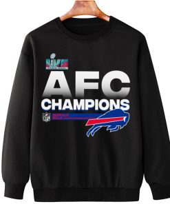 T Sweatshirt Hanging AFC07 Buffalo Bills AFC Champions LVII 2022 T Shirt 1
