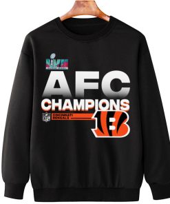 T Sweatshirt Hanging AFC08 Cincinnati Bengals AFC Champions LVII 2022 T Shirt