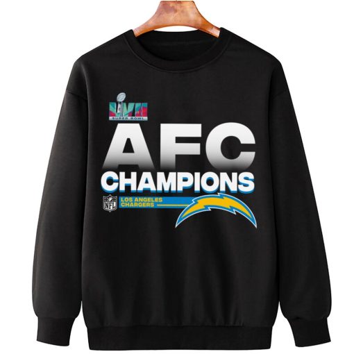 T Sweatshirt Hanging AFC10 Los Angeles Chargers AFC Champions LVII 2022 T Shirt