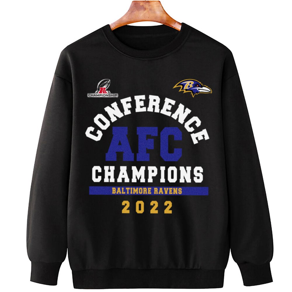 Baltimore Ravens Conference AFC Champions 2022 T-Shirt