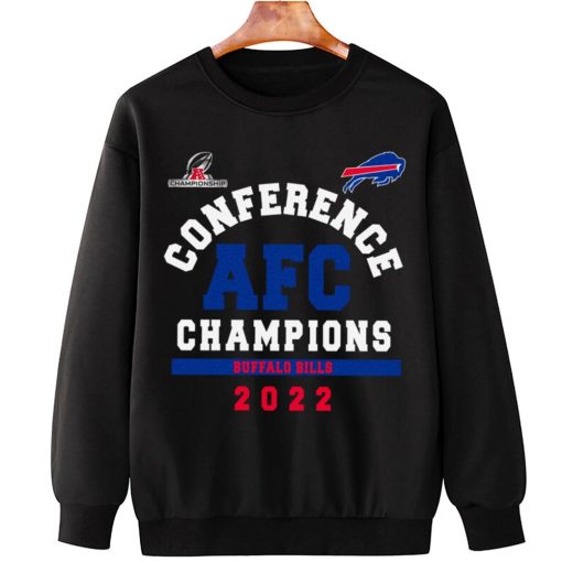 T Sweatshirt Hanging AFC17 Buffalo Bills Conference AFC Champions 2022 Sweatshirt