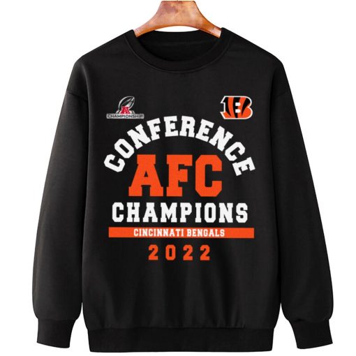 T Sweatshirt Hanging AFC18 Cincinnati Bengals Conference AFC Champions 2022 Sweatshirt