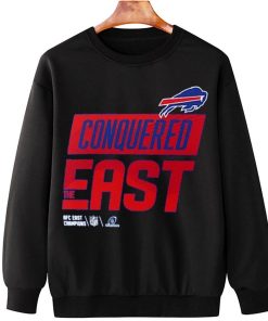 T Sweatshirt Hanging Buffalo Bills Conquered 2022 AFC East Division Champions T Shirt