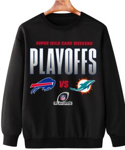T Sweatshirt Hanging Buffalo Bills vs Miami Dolphins Playoffs NFL Super Wild Card Weekend T Shirt