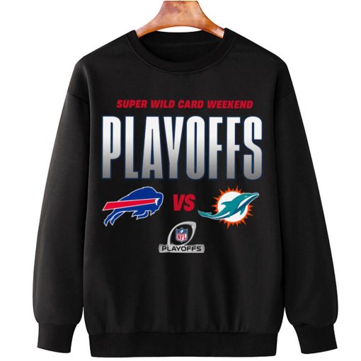 T Sweatshirt Hanging Buffalo Bills vs Miami Dolphins Playoffs NFL Super Wild Card Weekend T Shirt