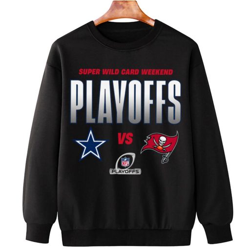 T Sweatshirt Hanging Dallas Cowboys vs Tampa Bay Buccaneers Playoffs NFL Super Wild Card Weekend T Shirt
