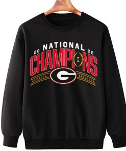 T Sweatshirt Hanging Georgia Bulldogs Fanatics Branded College Football Playoff 2022 National Champions T Shirt