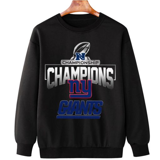 T Sweatshirt Hanging NFC01 New York Giants AFC Championship Champions 2022 2023 T Shirt