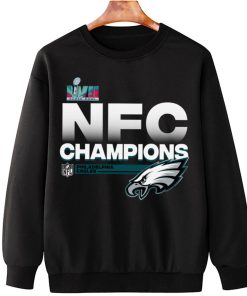 T Sweatshirt Hanging NFC10 Philadelphia Eagles NFC Champions LVII 2022 T Shirt