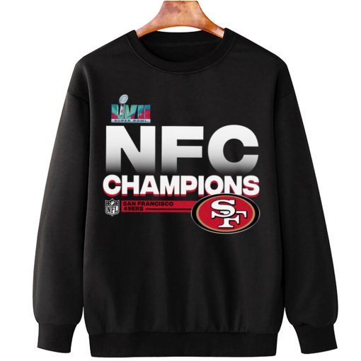 T Sweatshirt Hanging NFC11 San Francisco 49ers NFC Champions LVII 2022 T Shirt