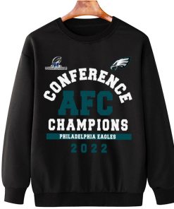 T Sweatshirt Hanging NFC16 Philadelphia Eagles Conference AFC Champions 2022 Sweatshirt