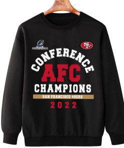 T Sweatshirt Hanging NFC17 San Francisco 49ers Conference AFC Champions 2022 Sweatshirt