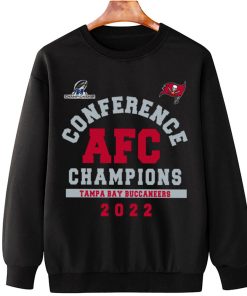 T Sweatshirt Hanging NFC18 Tampa Bay Buccaneers Conference AFC Champions 2022 Sweatshirt