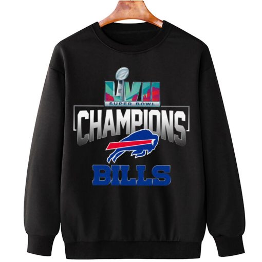 T Sweatshirt Hanging SPB10 Buffalo Bills Super Bowl LVII 2022 2023 Champions T Shirt