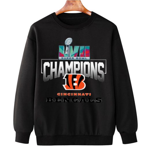 T Sweatshirt Hanging SPB11 Cincinnati Bengals Super Bowl LVII 2022 2023 Champions T Shirt
