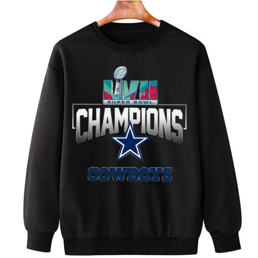 T Sweatshirt Hanging SPB12 Dallas Cowboys Super Bowl LVII 2022 2023 Champions T Shirt