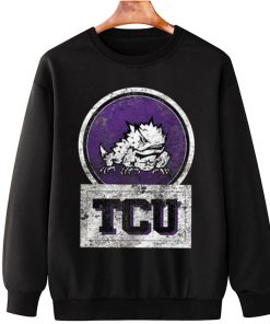 T Sweatshirt Hanging TCU Horned Frogs Vintage Basic Boyfriend T Shirt
