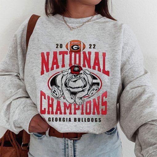 T Sweatshirt Women 1 Geogia Bulldogs National Champions 2023 T Shirt