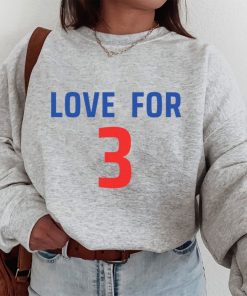 T Sweatshirt Women 1 Love For 3 Three Pray For Hamlin T Shirt