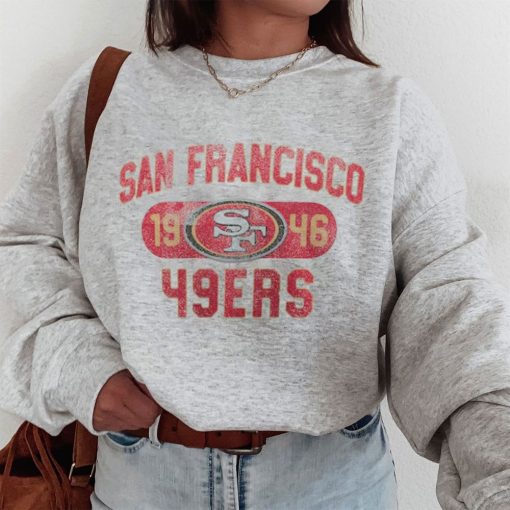 T Sweatshirt Women 1 San Francisco 49ers Est 1946 Vintage T Shirt
