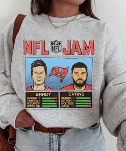 T Sweatshirt Women 1 Tom Brady Mike Evans Tampa Bay Buccaneers NFL Jam T Shirt