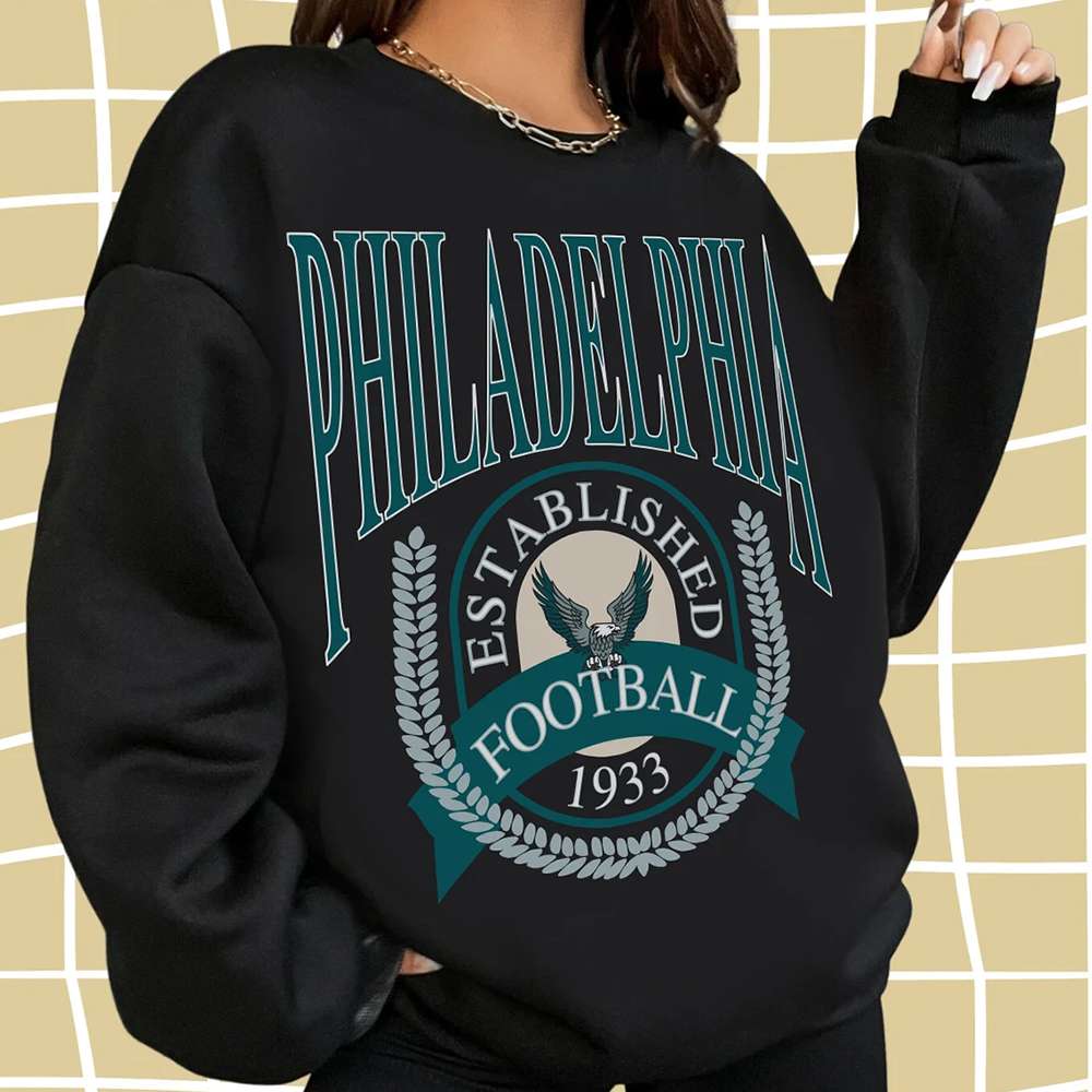 Vintage Established 1933 Philly Philadelphia Eagles T-Shirt