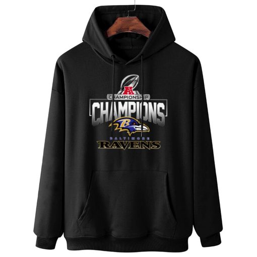 W Hoodie Hanging AFC04 Baltimore Ravens AFC Championship Champions 2022 2023 T Shirt