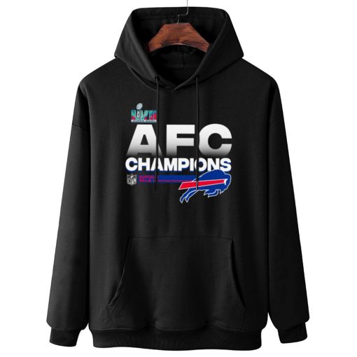 W Hoodie Hanging AFC07 Buffalo Bills AFC Champions LVII 2022 T Shirt 1
