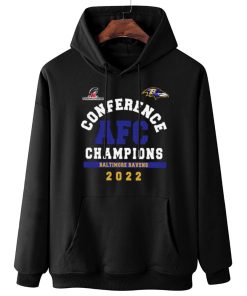 W Hoodie Hanging AFC16 Baltimore Ravens Conference AFC Champions 2022 Sweatshirt