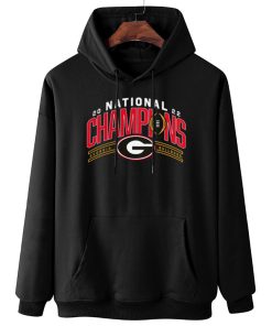 W Hoodie Hanging Georgia Bulldogs Fanatics Branded College Football Playoff 2022 National Champions T Shirt