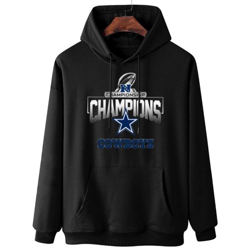 W Hoodie Hanging NFC02 Dallas Cowboys AFC Championship Champions 2022 2023 T Shirt