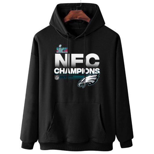 W Hoodie Hanging NFC10 Philadelphia Eagles NFC Champions LVII 2022 T Shirt