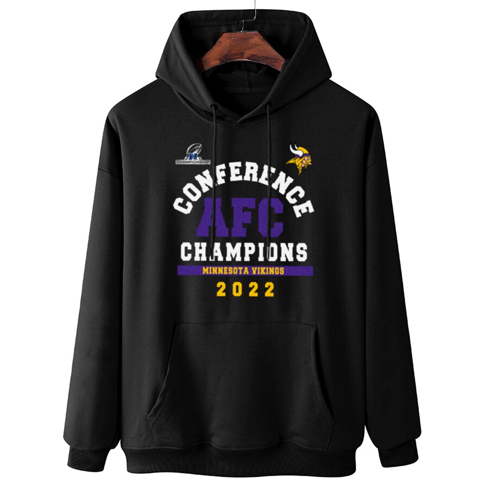 Minnesota Vikings 2022 Nfc North Champions Signatures Shirt Hoodie