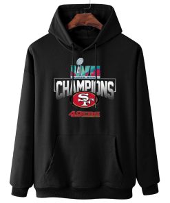 W Hoodie Hanging SPB03 San Francisco 49ers Super Bowl LVII 2022 2023 Champions T Shirt