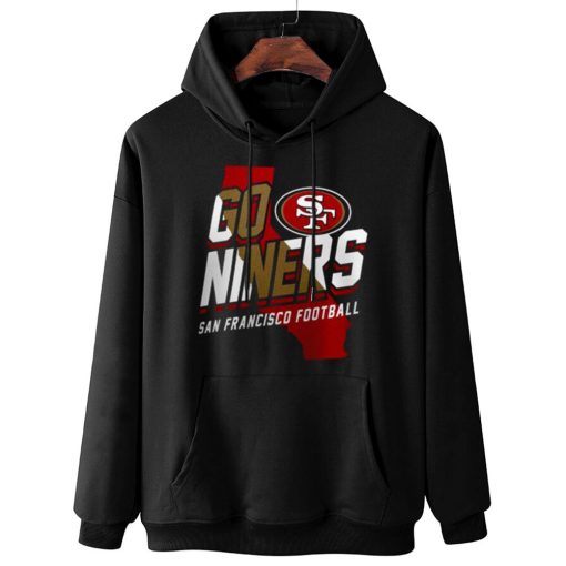 W Hoodie Hanging San Francisco 49ers Go Niners Football T Shirt