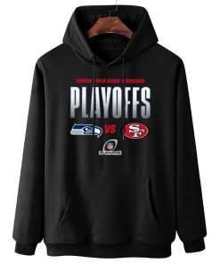 W Hoodie Hanging Seattle Seahawks vs San Francisco 49ers Playoffs NFL Super Wild Card Weekend T Shirt