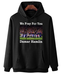 W Hoodie Hanging We Pray For You Damar Hamlin T Shirt